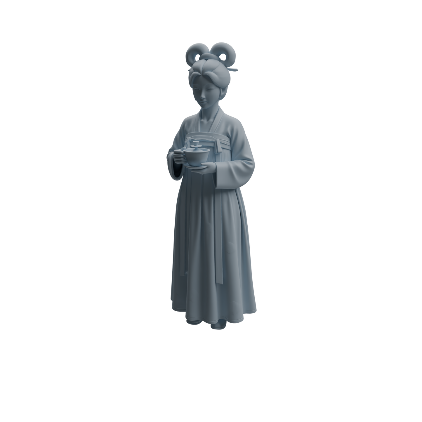 MRY-SFW LYTR982 Ancient Lady Tea Ceremony Character Modern Model 3 pcs
