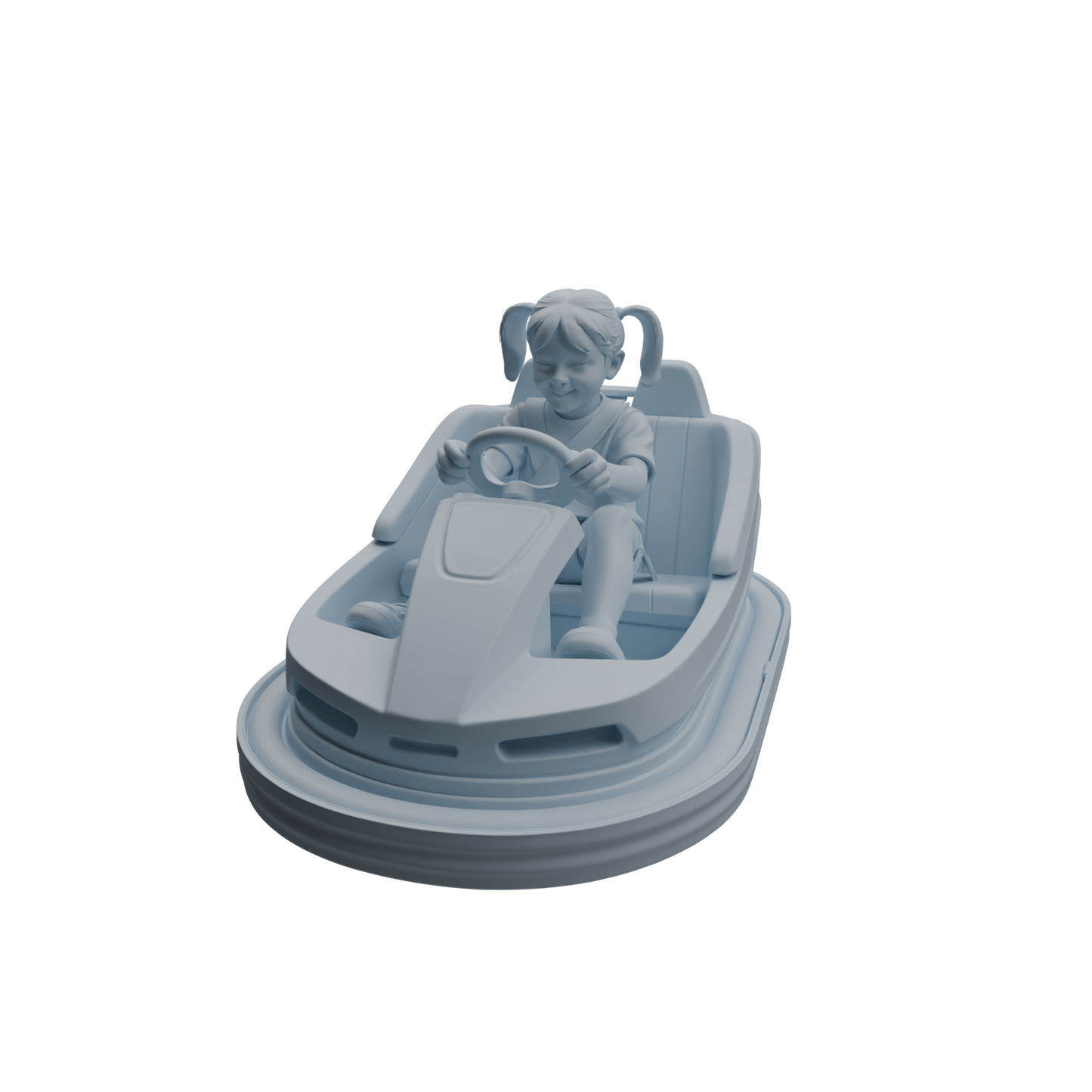 MRY-SFW LYTR1044 Amusement Park Bumper Car Kids Character Modern Model 4 pcs