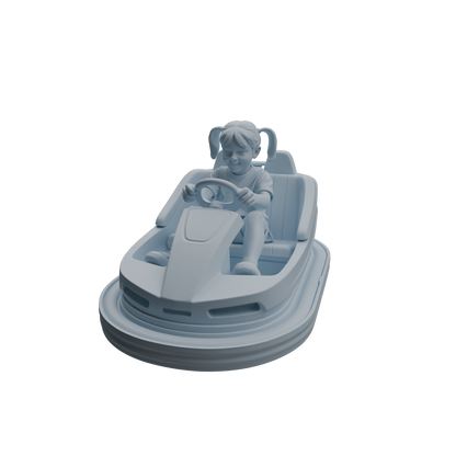 MRY-SFW LYTR1044 Amusement Park Bumper Car Kids Character Modern Model 4 pcs
