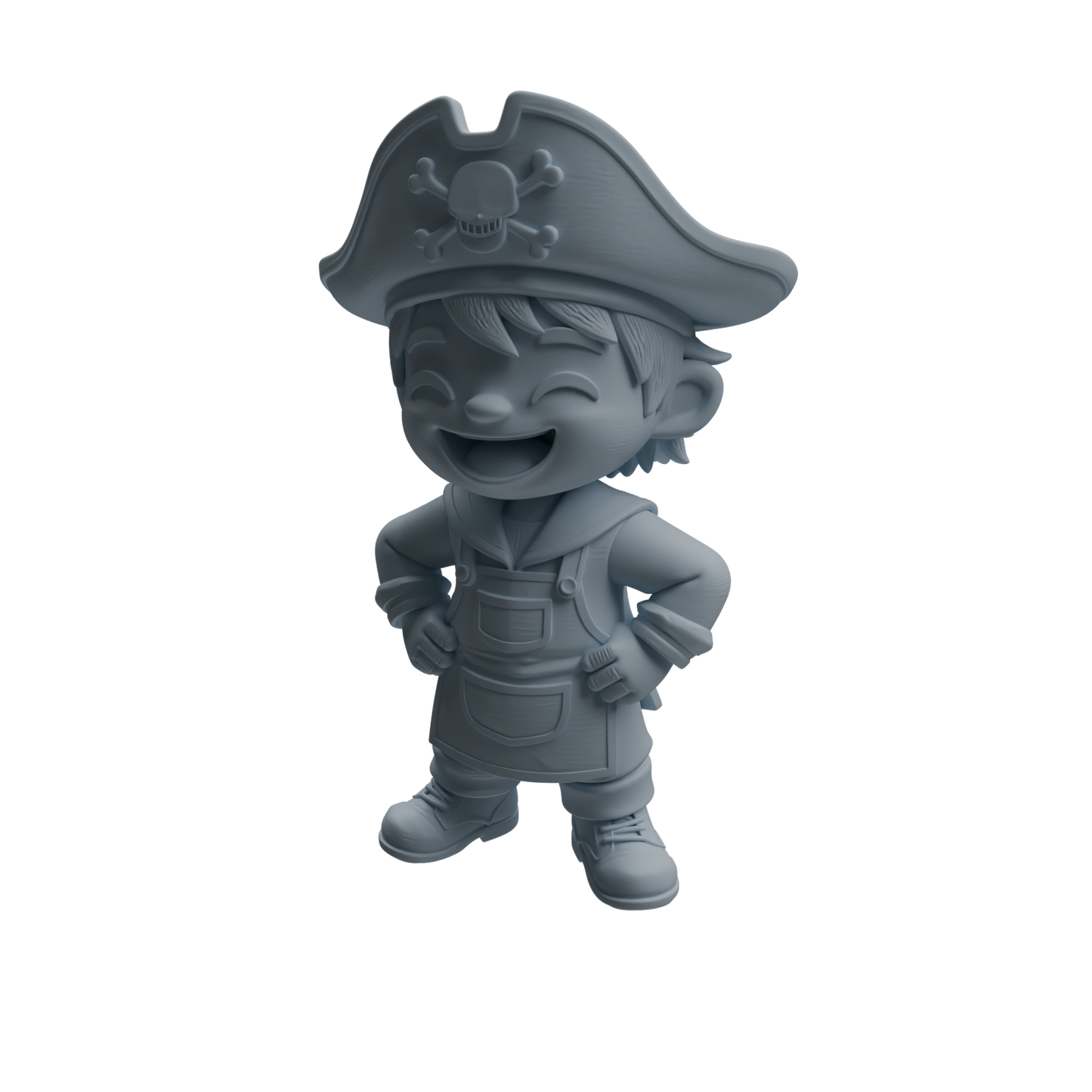 MRY-SFW LYTR1091 Multi-pose Chibi Pirate Character Modern Model 4 pcs