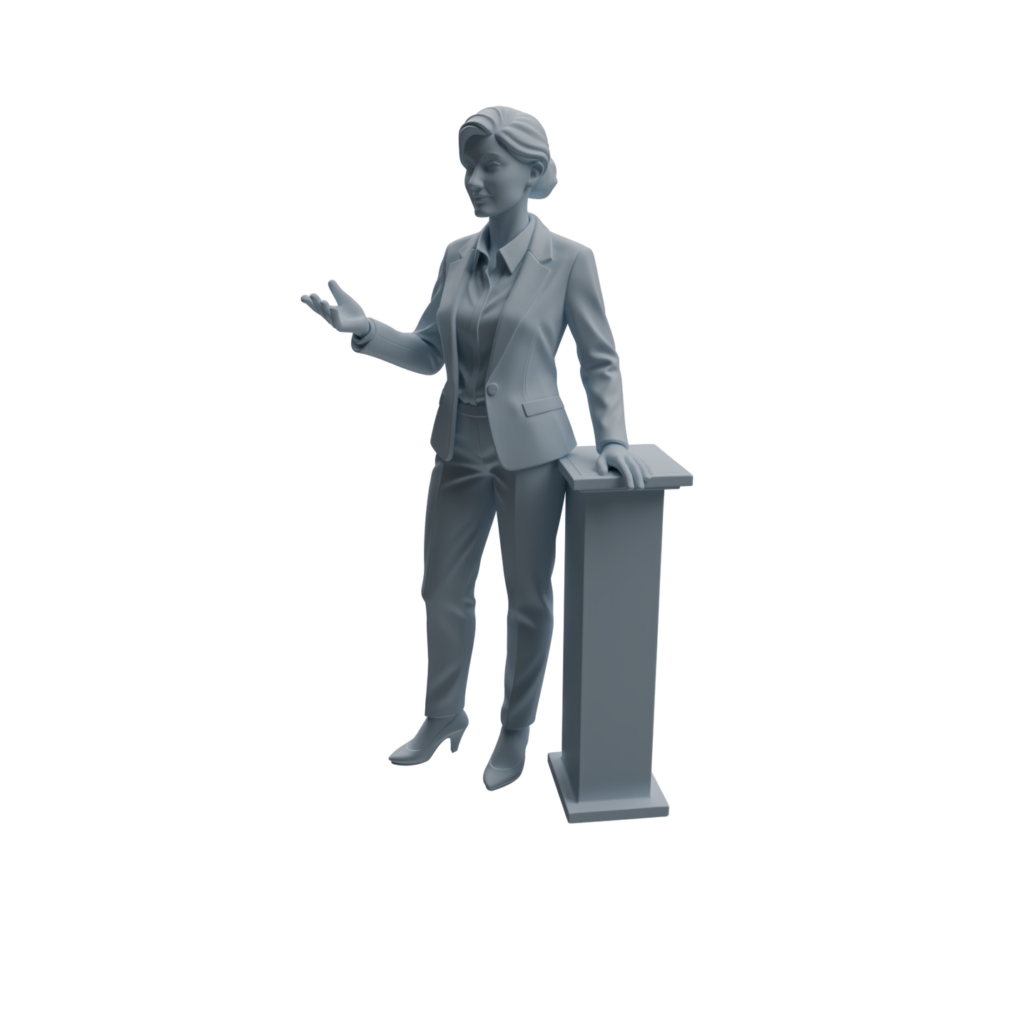 MRY-SFW LYTR962 Classroom Explaining Teacher Character Modern Model 4 pcs