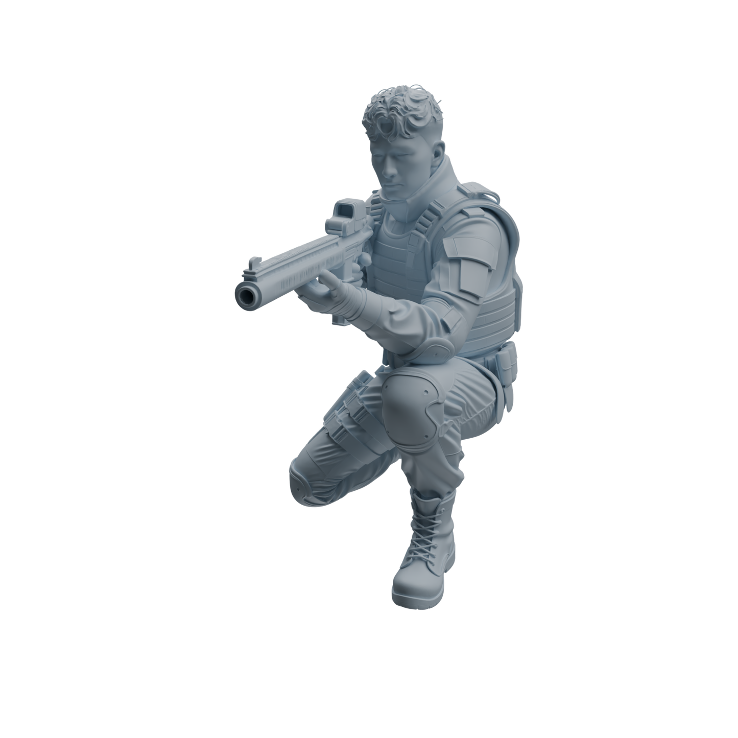 MRY-SFW LYTR954 Tactical Gear SWAT Officer Character Modern Model 4 pcs