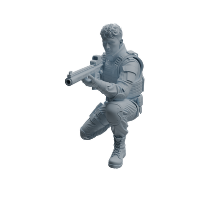 MRY-SFW LYTR954 Tactical Gear SWAT Officer Character Modern Model 4 pcs