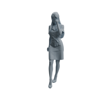 MRY-SFW LYTR1001 Stylish Female Doctor Character Modern Model 3 pcs