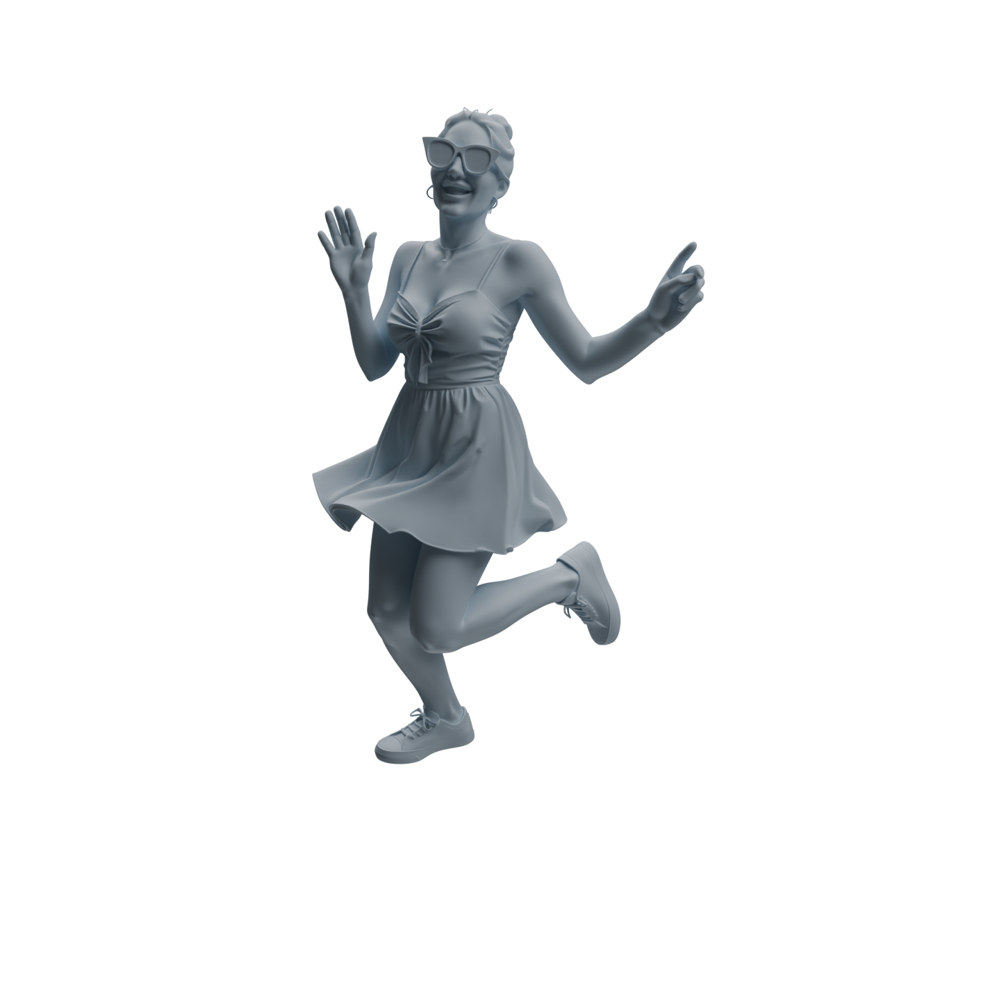 MRY-SFW LYTR1043 Vibrant Interactive Female Character Modern Model 4 pcs