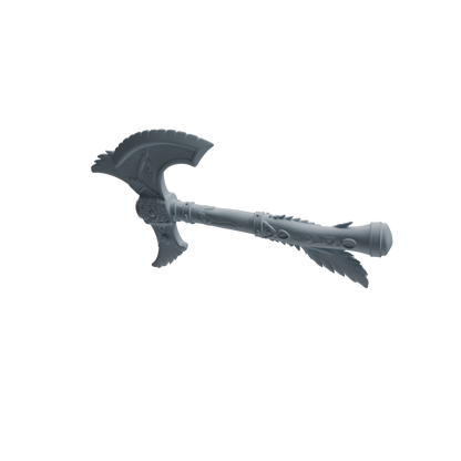 MRY-SFW LYGS412 Winged Decorative Axe Weapon Modern Model 4 pcs