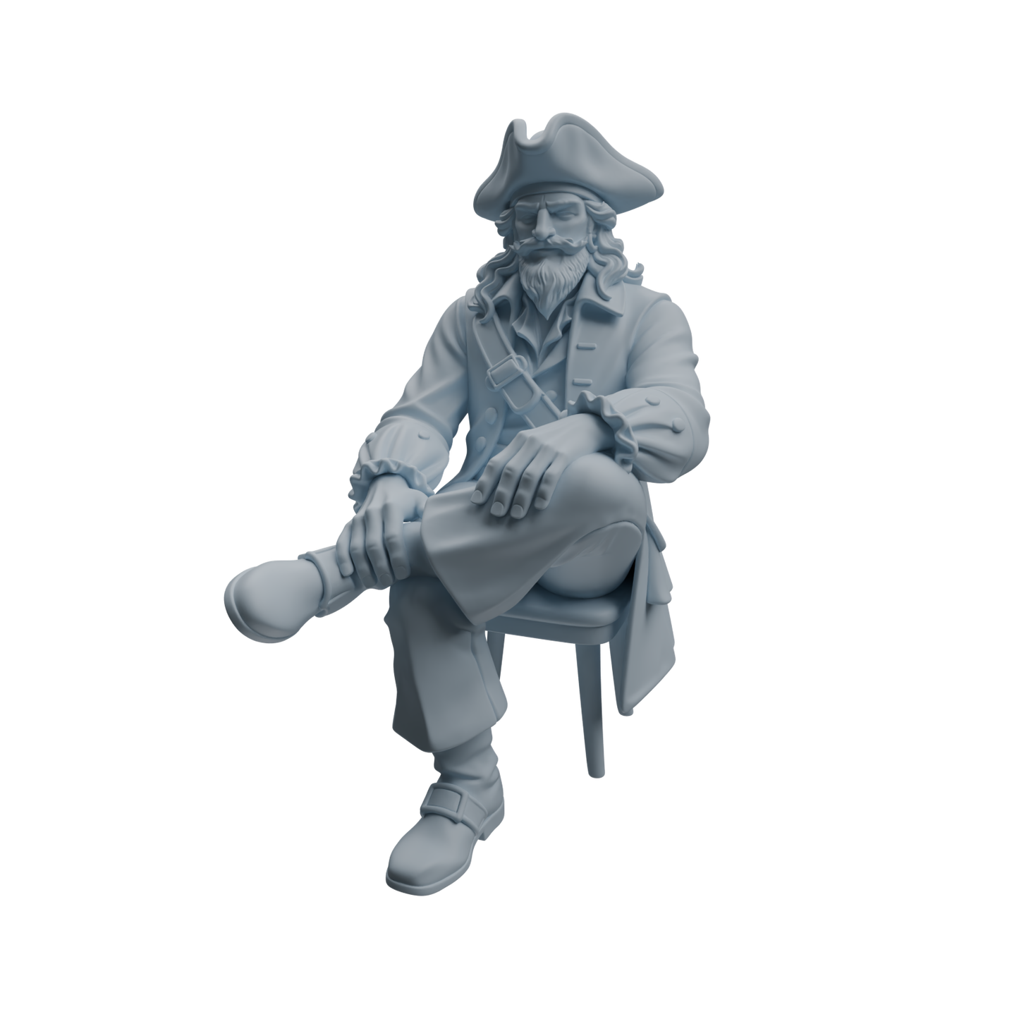 MRY-SFW LYTR1093 Sitting Pose Pirate Character Modern Model 3 pcs