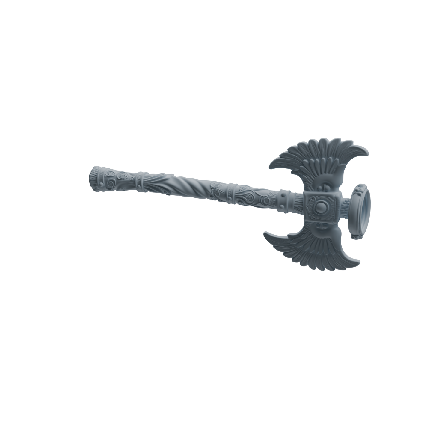MRY-SFW LYGS423 Winged Decorative Axe Weapon Modern Model 4 pcs