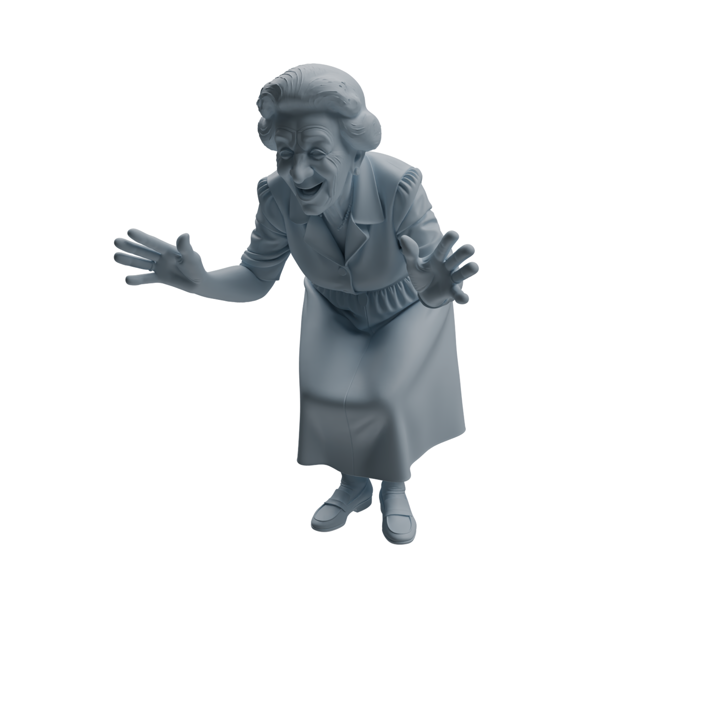 MRY-SFW LYTR1035 Interactive Elderly Character Modern Model 4 pcs