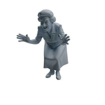 MRY-SFW LYTR1035 Interactive Elderly Character Modern Model 4 pcs
