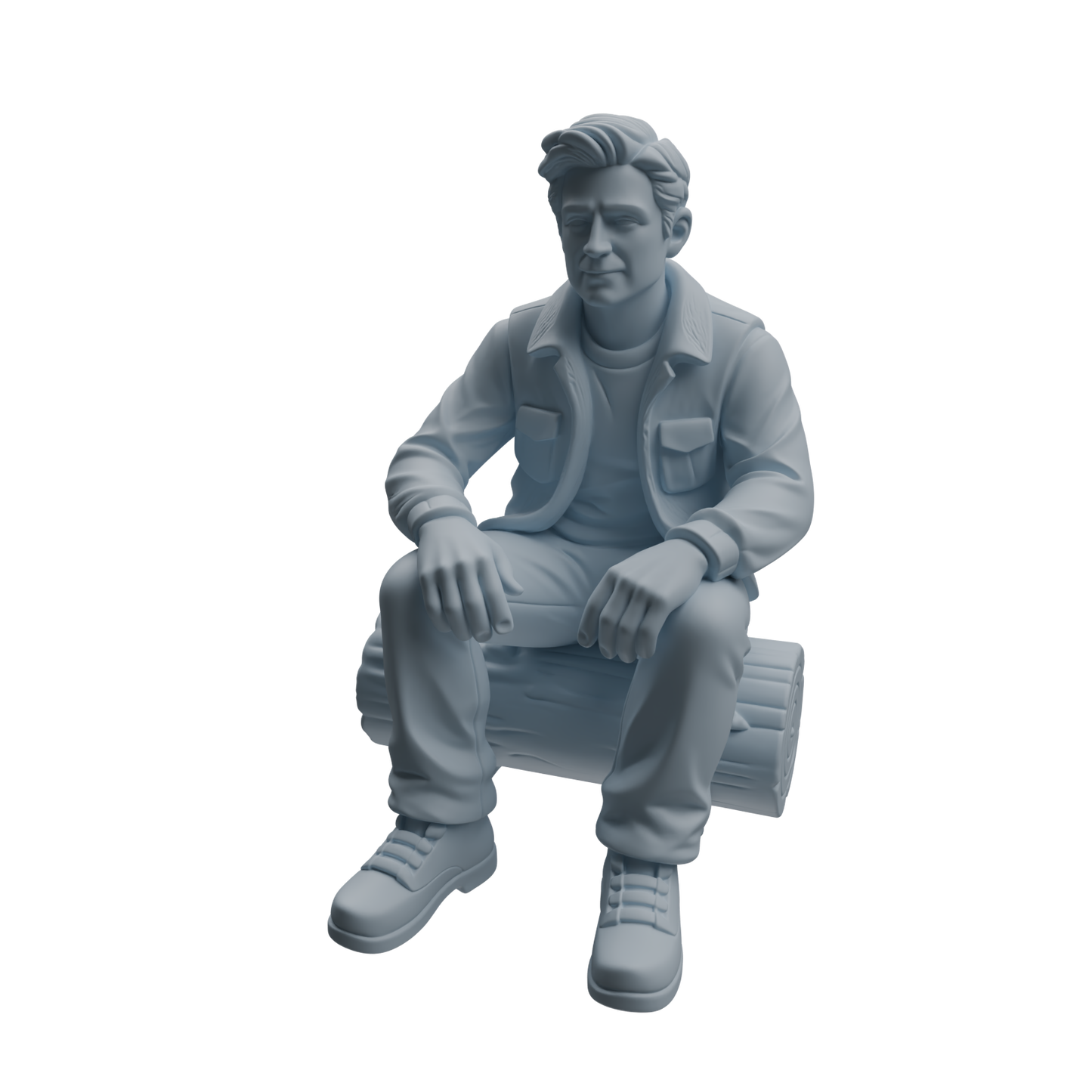 MRY-SFW LYTR1012 Outdoor Casual Sitting Male Character Modern Model 4 pcs