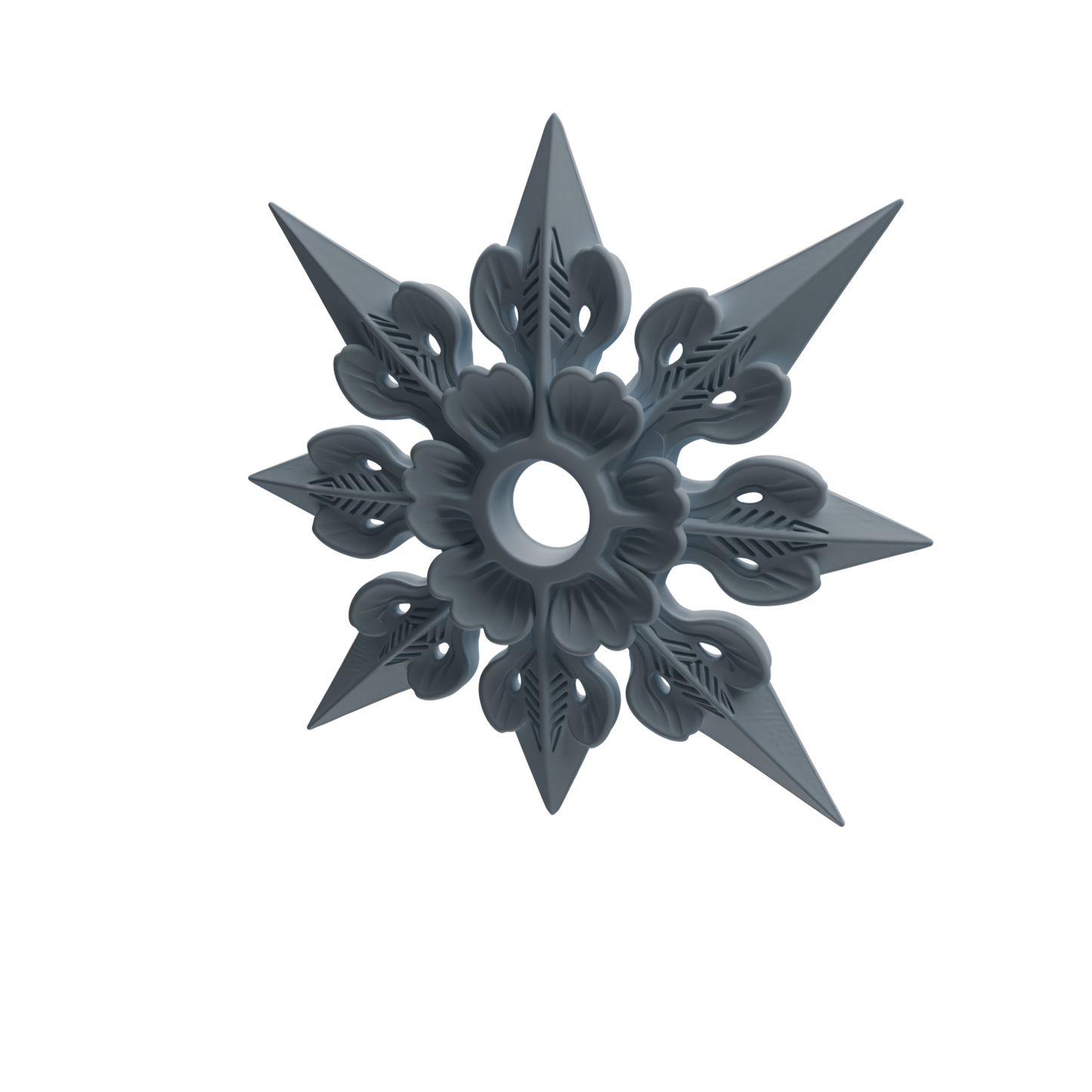 MRY-SFW LYGS449 Dragon Pattern Crossbow & Floral Shuriken Modern Model 4 pcs