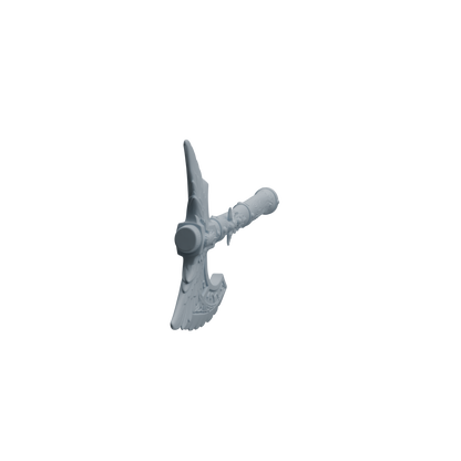 MRY-SFW LYGS411 Winged Decorative Spear and Axe Weapon Modern Model 4 pcs