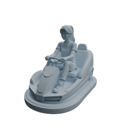 MRY-SFW LYTR1046 Amusement Park Bumper Car Adult Character Modern Model 4 pcs