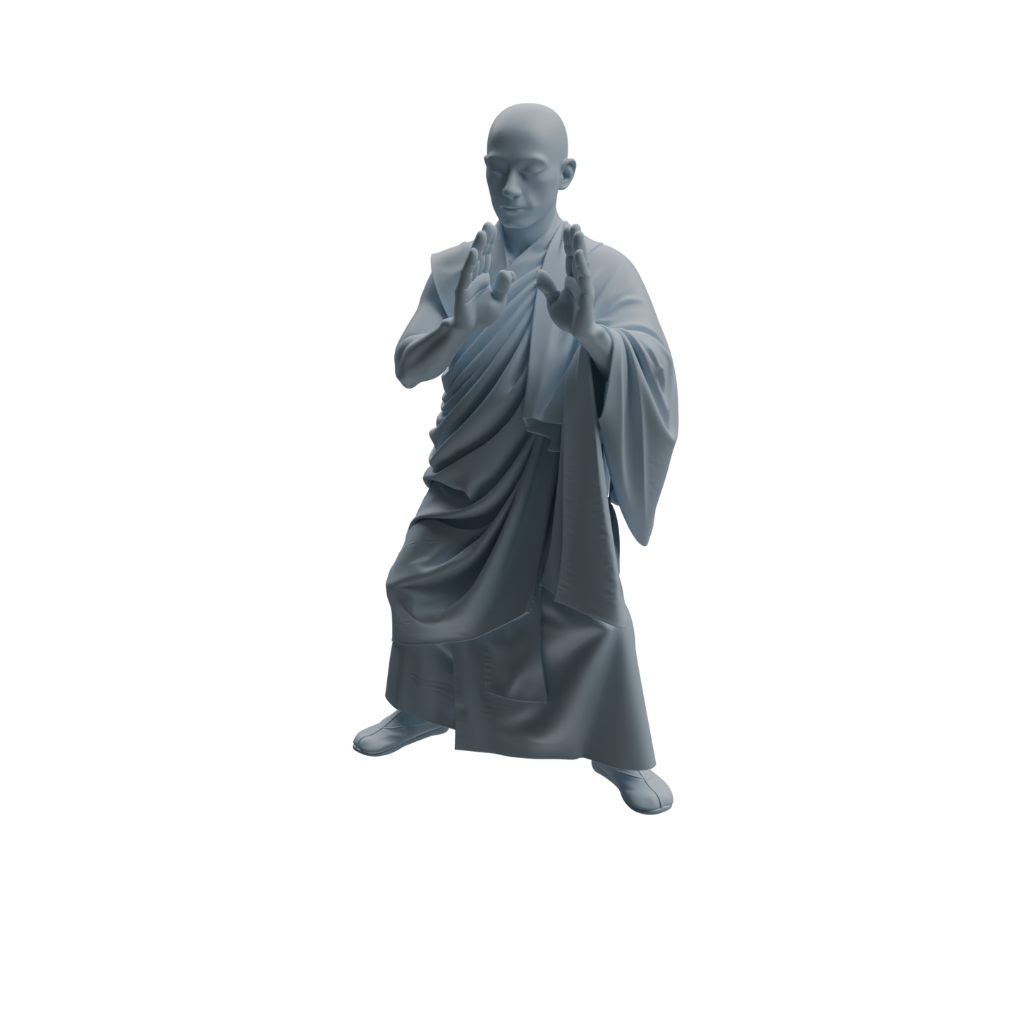 MRY-SFW LYTR1085 Martial Monk with Ritual Tools Character Modern Model 4 pcs