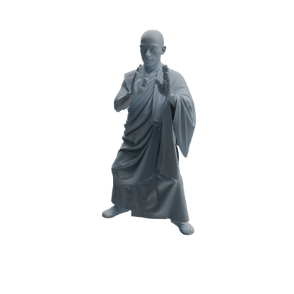 MRY-SFW LYTR1085 Martial Monk with Ritual Tools Character Modern Model 4 pcs