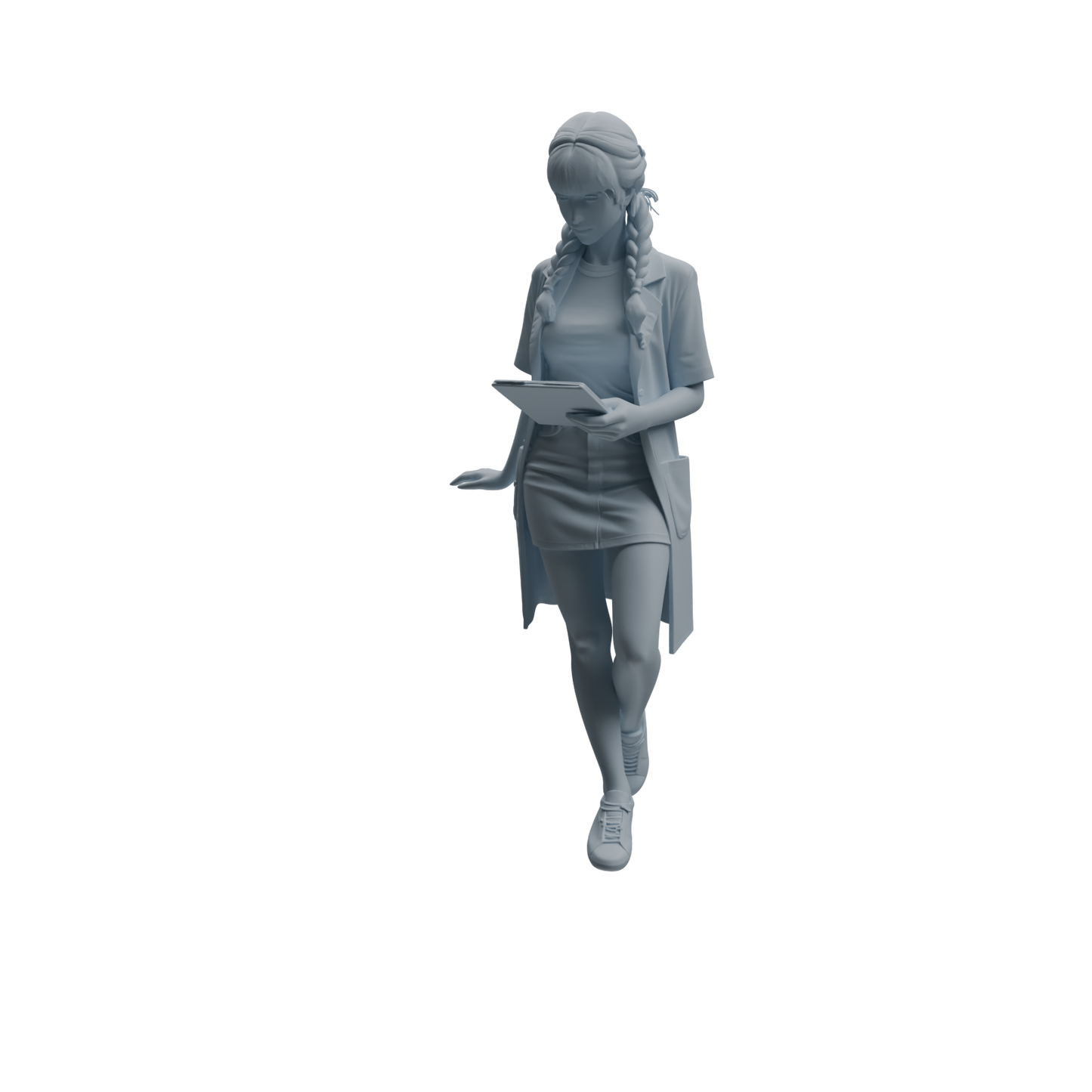 MRY-SFW LYTR1004 Female Medical Staff in Uniform Character Modern Model 4 pcs