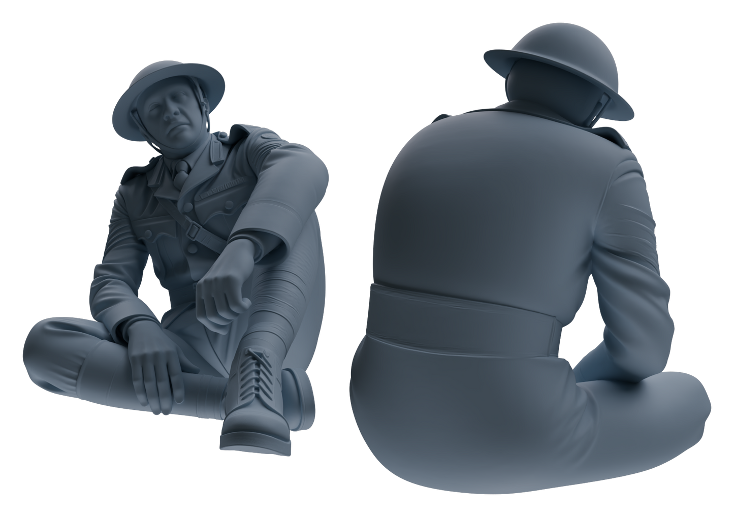 MRY-SFW LYGR601 Historical WWII British Army Seven-Person Rest Group