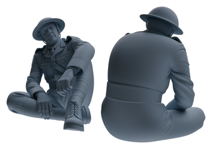 MRY-SFW LYGR601 Historical WWII British Army Seven-Person Rest Group