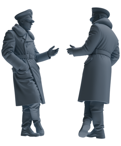 MRY-SFW LYGR706 WWII German Army War Scene Six-Person Daily Routine Group 2