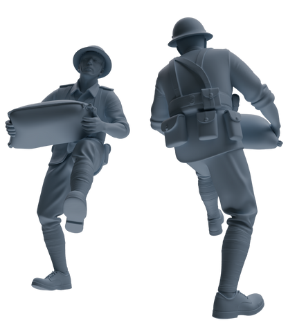 MRY-SFW SSTR177 Miniatures Soldier Model Kit Combat Engineer Soldier Modern Model 6 pcs