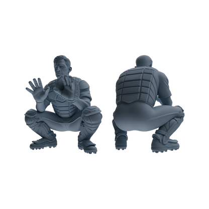 MRY-SFW LYTR802 Baseball Player Figure Modern Model 4 pcs Miniature Car Diorama Figures Scene Props Accessories Resin