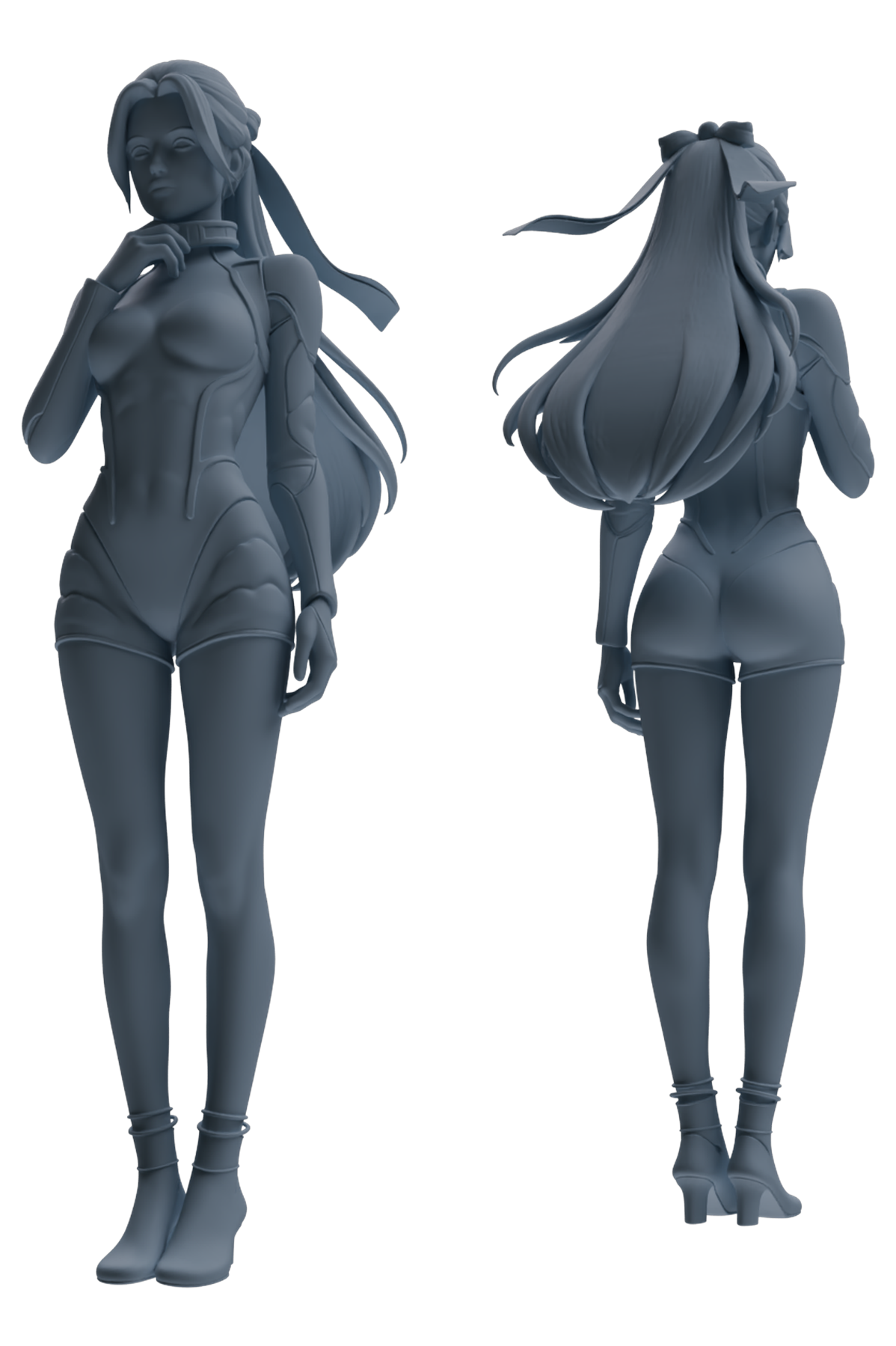 MRY-SFW LYTR878 Sci-Fi Modified Woman Figure Modern Model 4 pcs