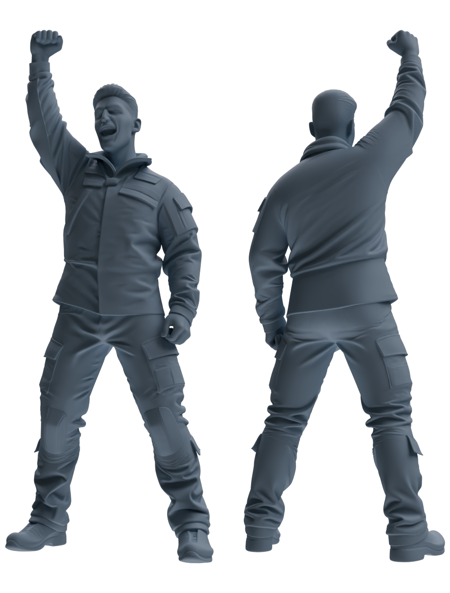 MRY-SFW LYGR697 Modern U.S. Military Six-Person Entertainment Group