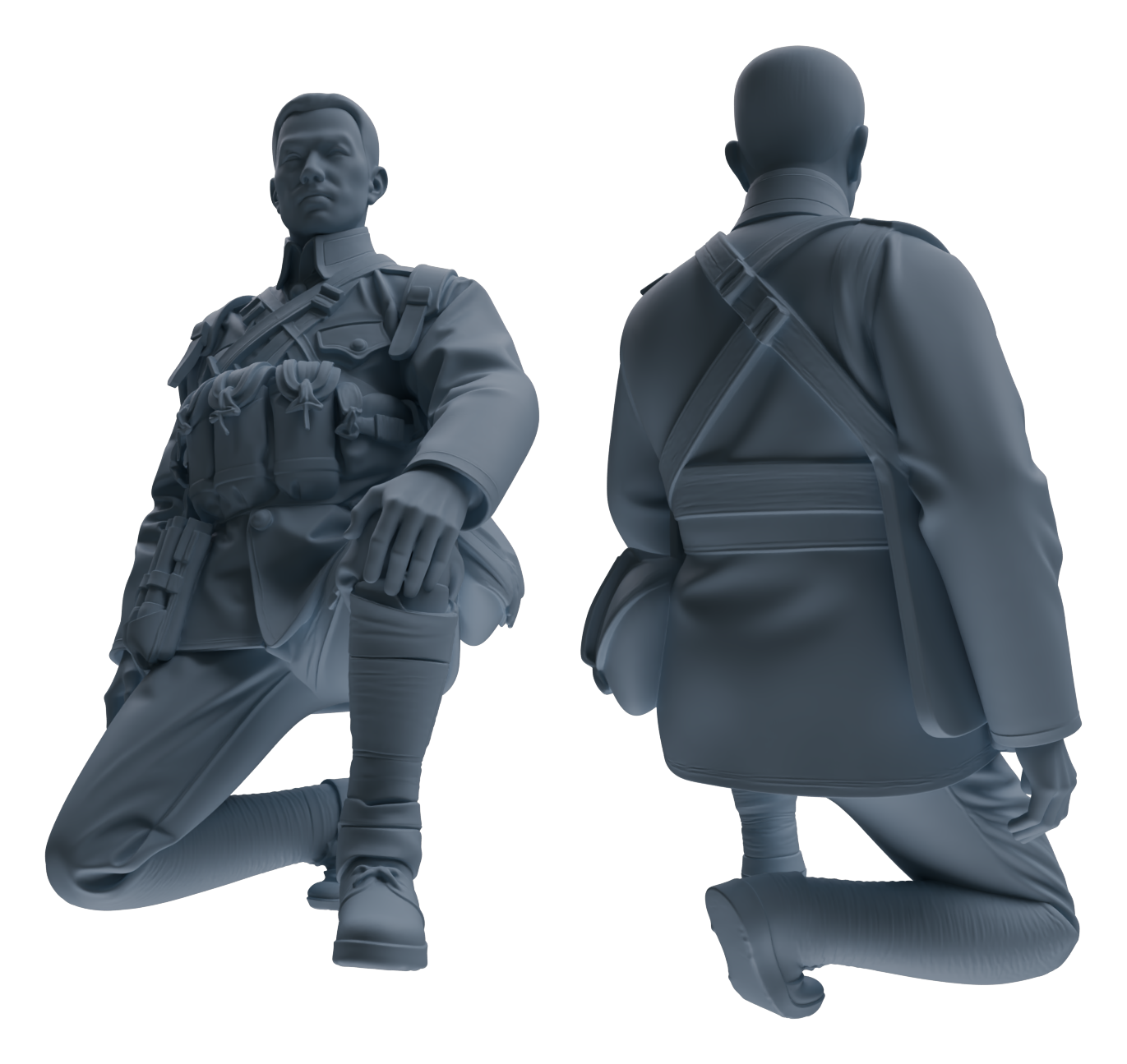 MRY-SFW LYGR610 Historical People's Liberation Army Six-Person Command Group