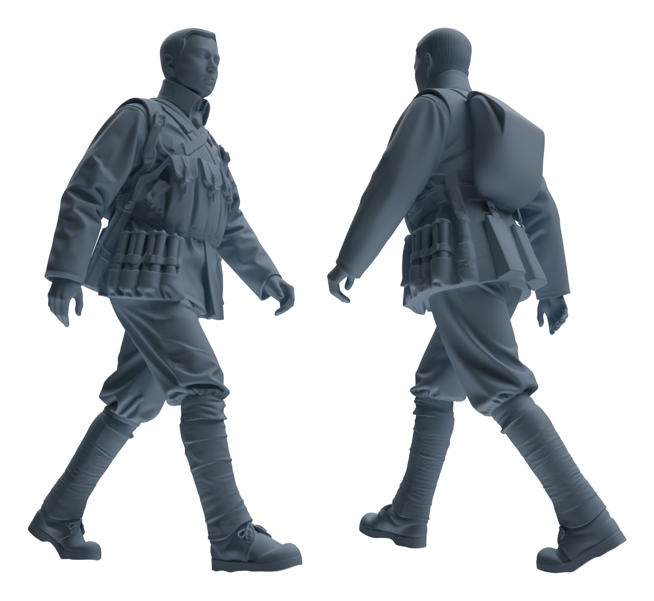 MRY-SFW LYGR606 Historical People's Liberation Army Five-Person Daily Routine