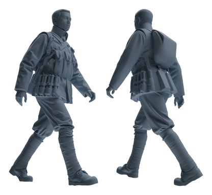 MRY-SFW LYGR606 Historical People's Liberation Army Five-Person Daily Routine