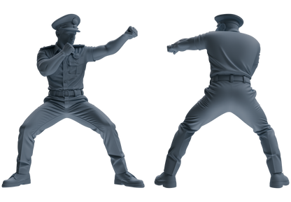 MRY-SFW LYGR763 Modern Hong Kong Police Six-Person Combat Group