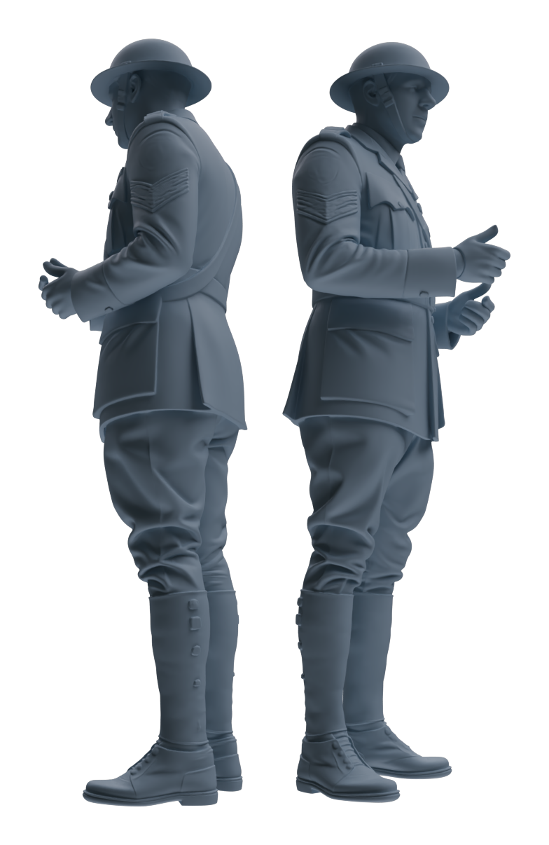 MRY-SFW LYGR600 Historical WWII British Army Six-Person Daily Routine 2