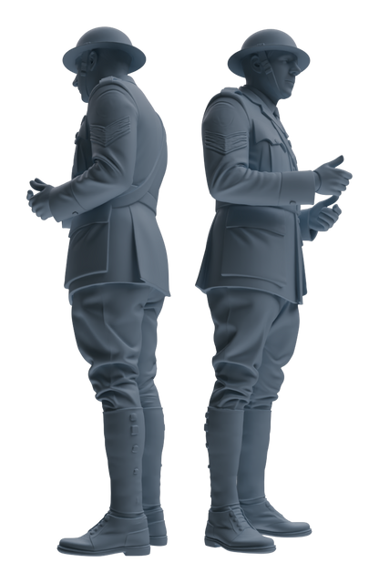 MRY-SFW LYGR600 Historical WWII British Army Six-Person Daily Routine 2