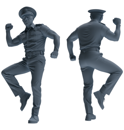 MRY-SFW LYGR769 Modern Hong Kong Police Six-Person Dancing Group