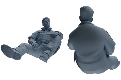 MRY-SFW LYGR695 Modern U.S. Military Seven-Person Rest Group