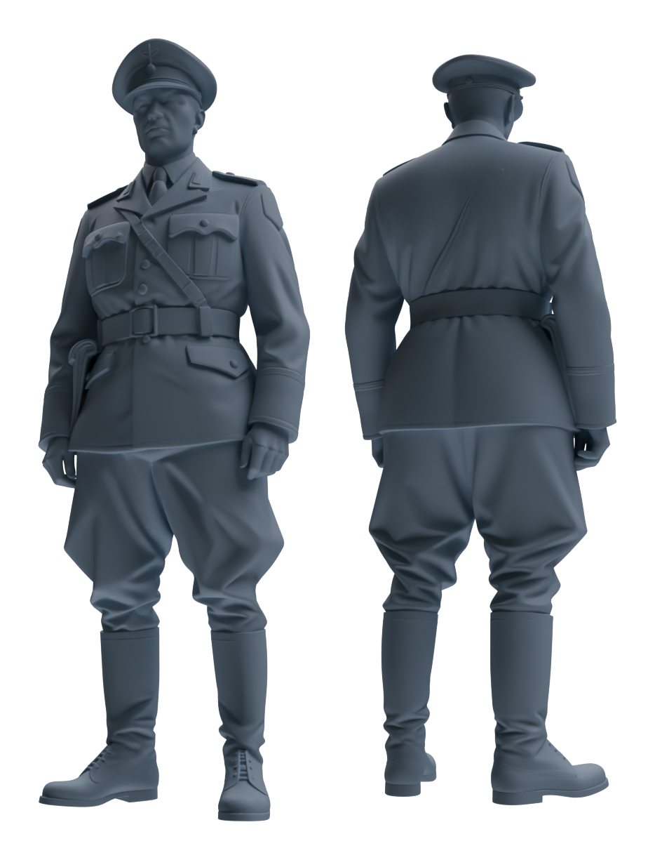 MRY-SFW LYGR583 WWII French Army Six-Person Daily Routine