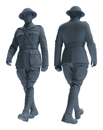 MRY-SFW LYGR599 Historical WWII British Army Six-Person Daily Routine