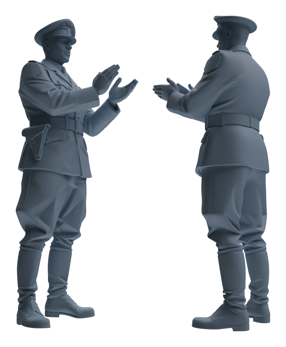 MRY-SFW LYGR588 WWII French Army Six-Person Entertainment Group