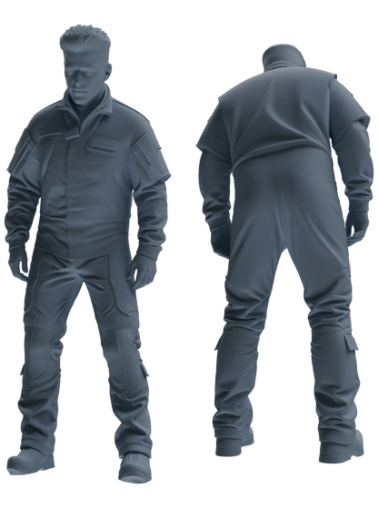 MRY-SFW LYGR698 Modern U.S. Military Six-Person Reprimand Group