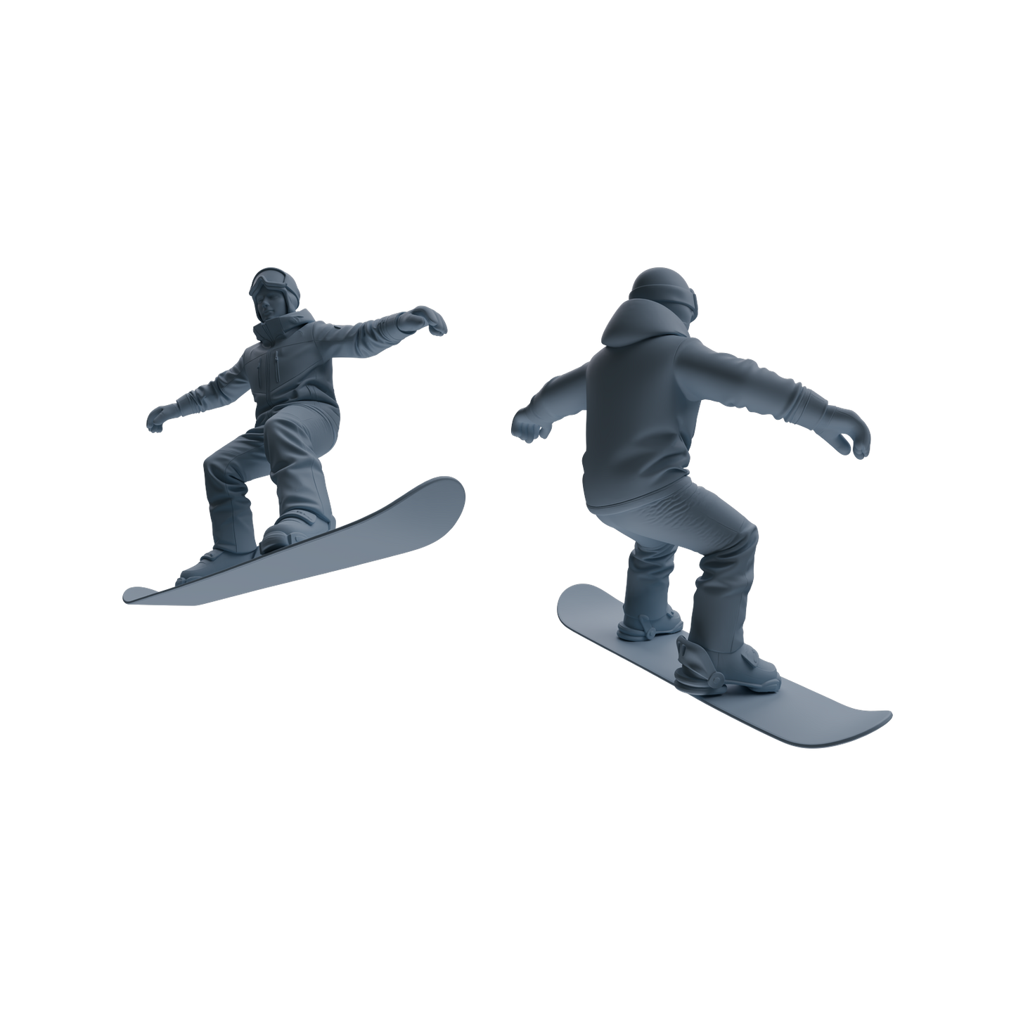 MRY-SFW LYTR803 Skiing Figure Modern Model 6 pcs Miniature Car Diorama Figures Scene Props Accessories Resin