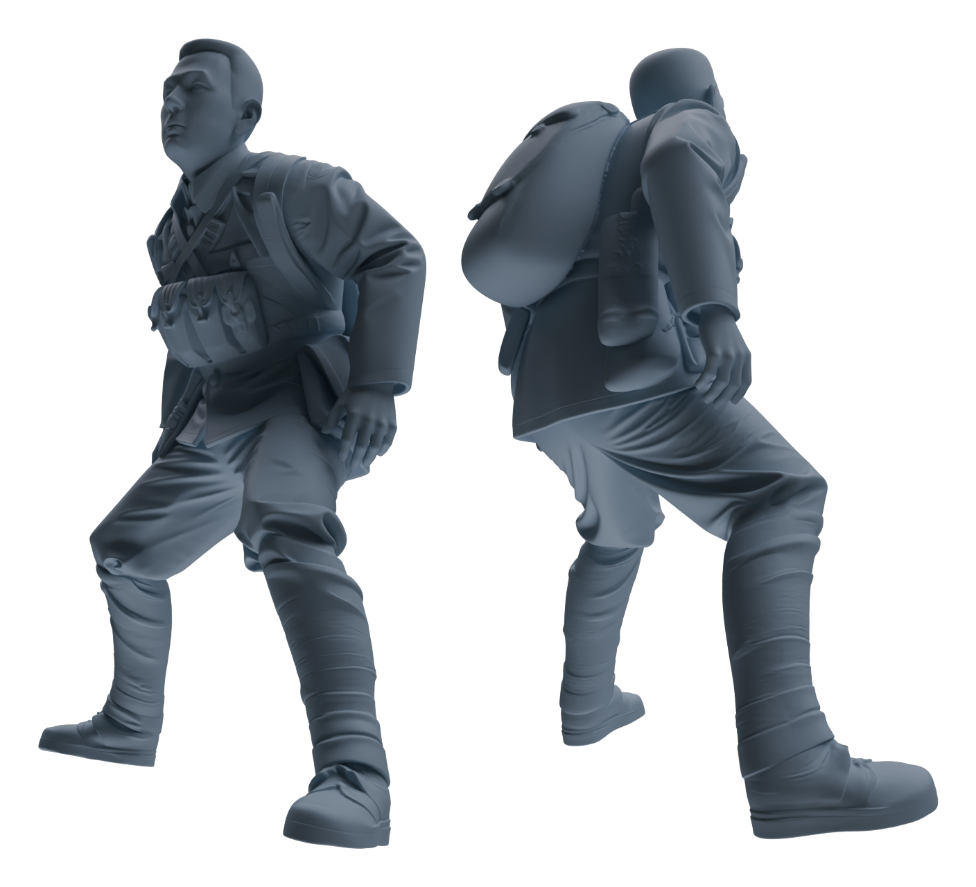 MRY-SFW LYGR609 Historical People's Liberation Army Seven-Person Battle Group