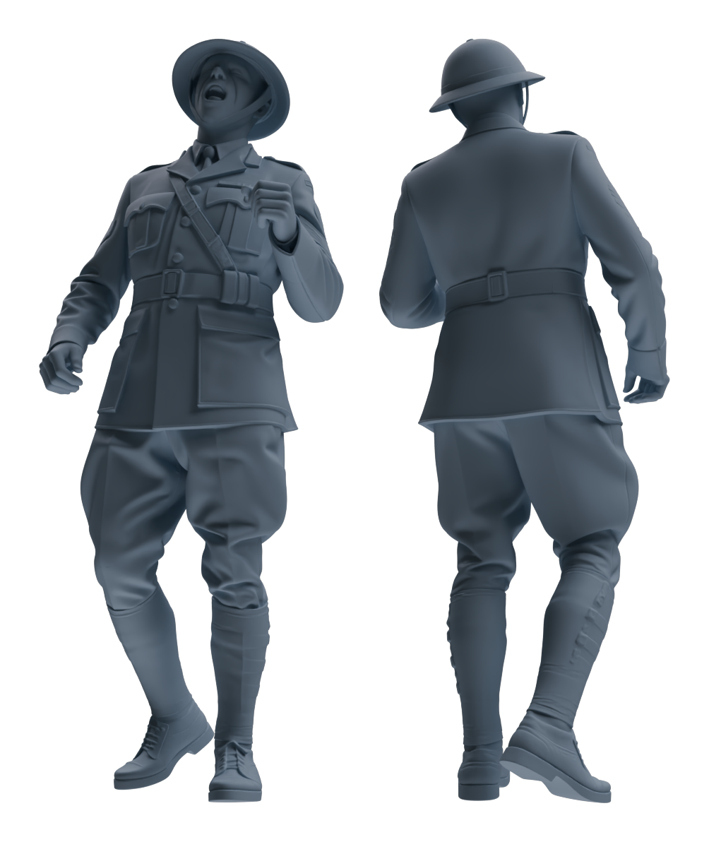 MRY-SFW LYGR603 Historical WWII British Army Six-Person Dancing Group