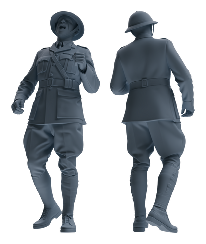 MRY-SFW LYGR603 Historical WWII British Army Six-Person Dancing Group