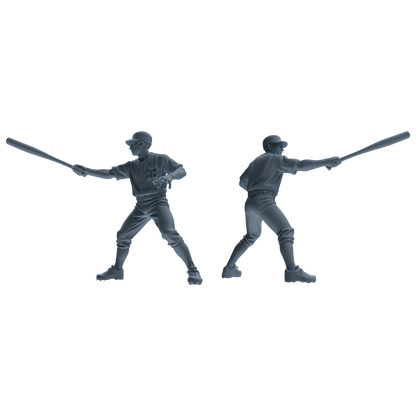 MRY-SFW LYTR808 Baseball Player Figure Modern Model 6 pcs Miniature Car Diorama Figures Scene Props Accessories Resin