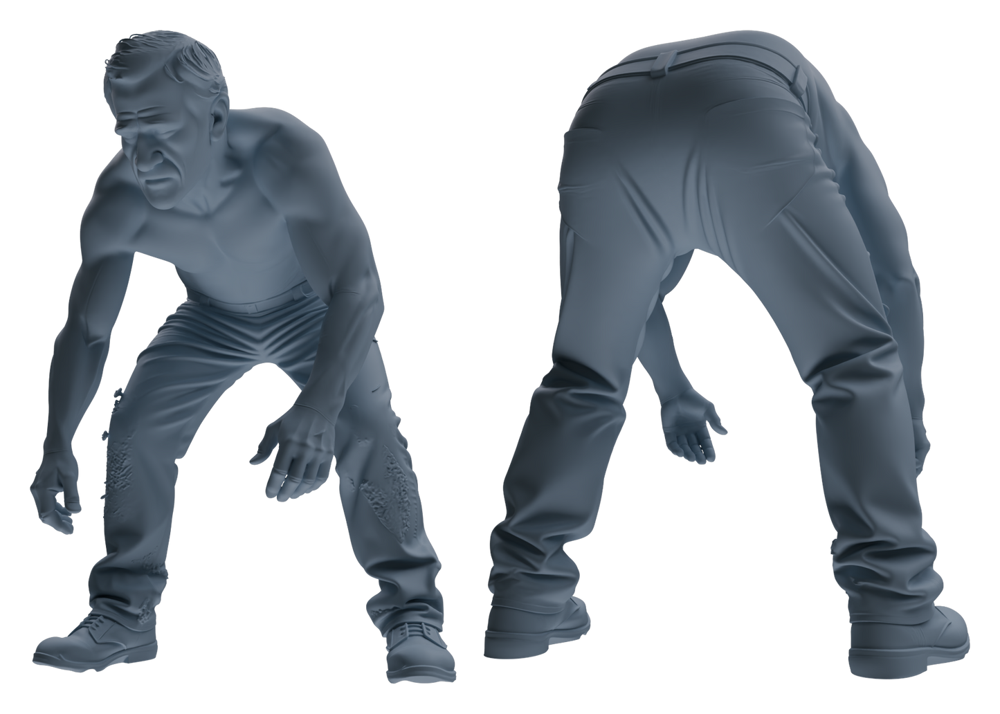 MRY-SFW LYTR899 Workwear Worker Man Modern Model 4 pcs