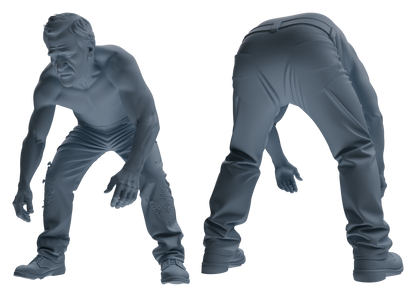 MRY-SFW LYTR899 Workwear Worker Man Modern Model 4 pcs