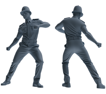 MRY-SFW LYGR807 Modern British Police Six-Person Dancing Group
