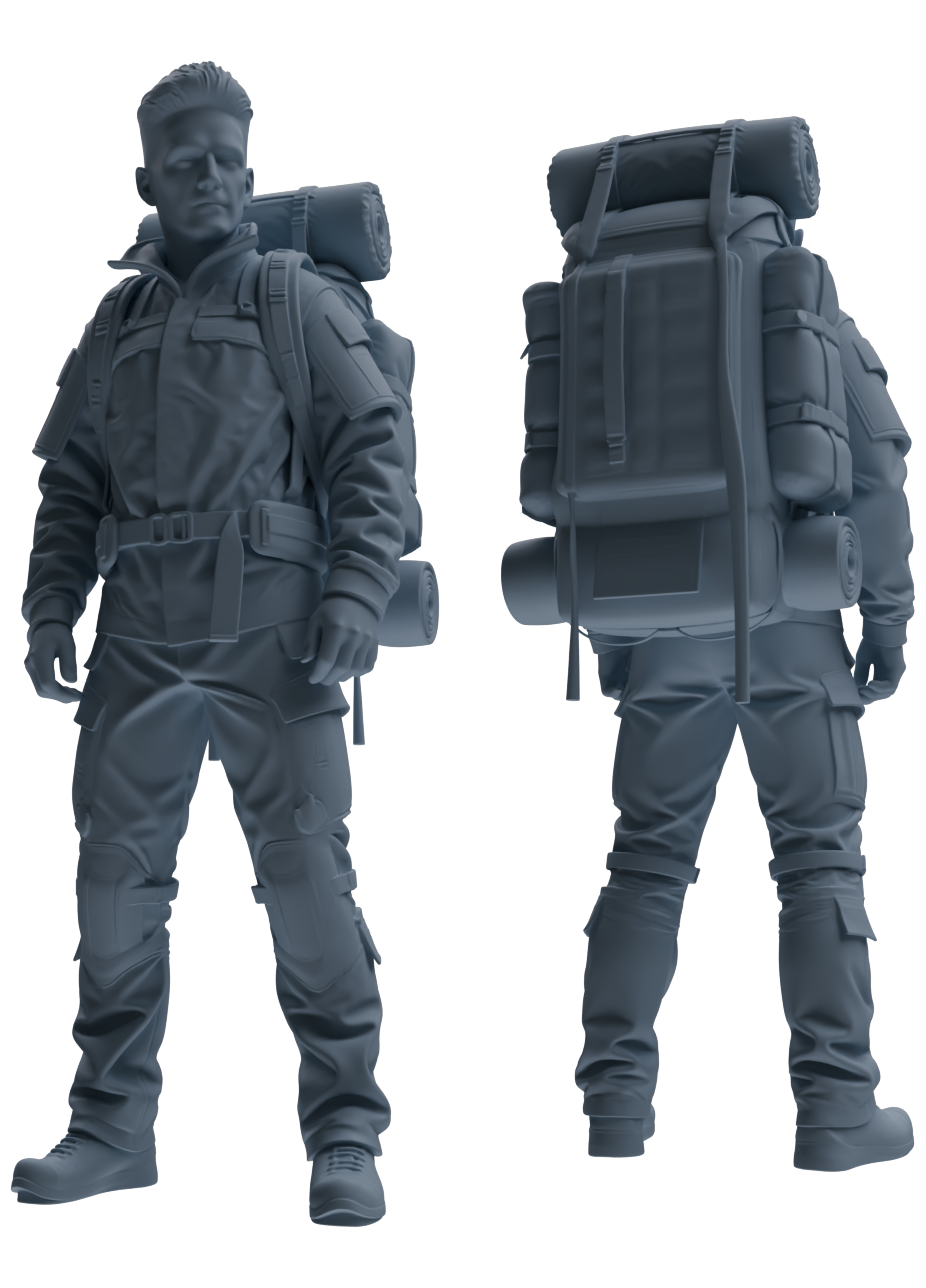 MRY-SFW LYGR693 Modern U.S. Military Six-Person Hiking Group