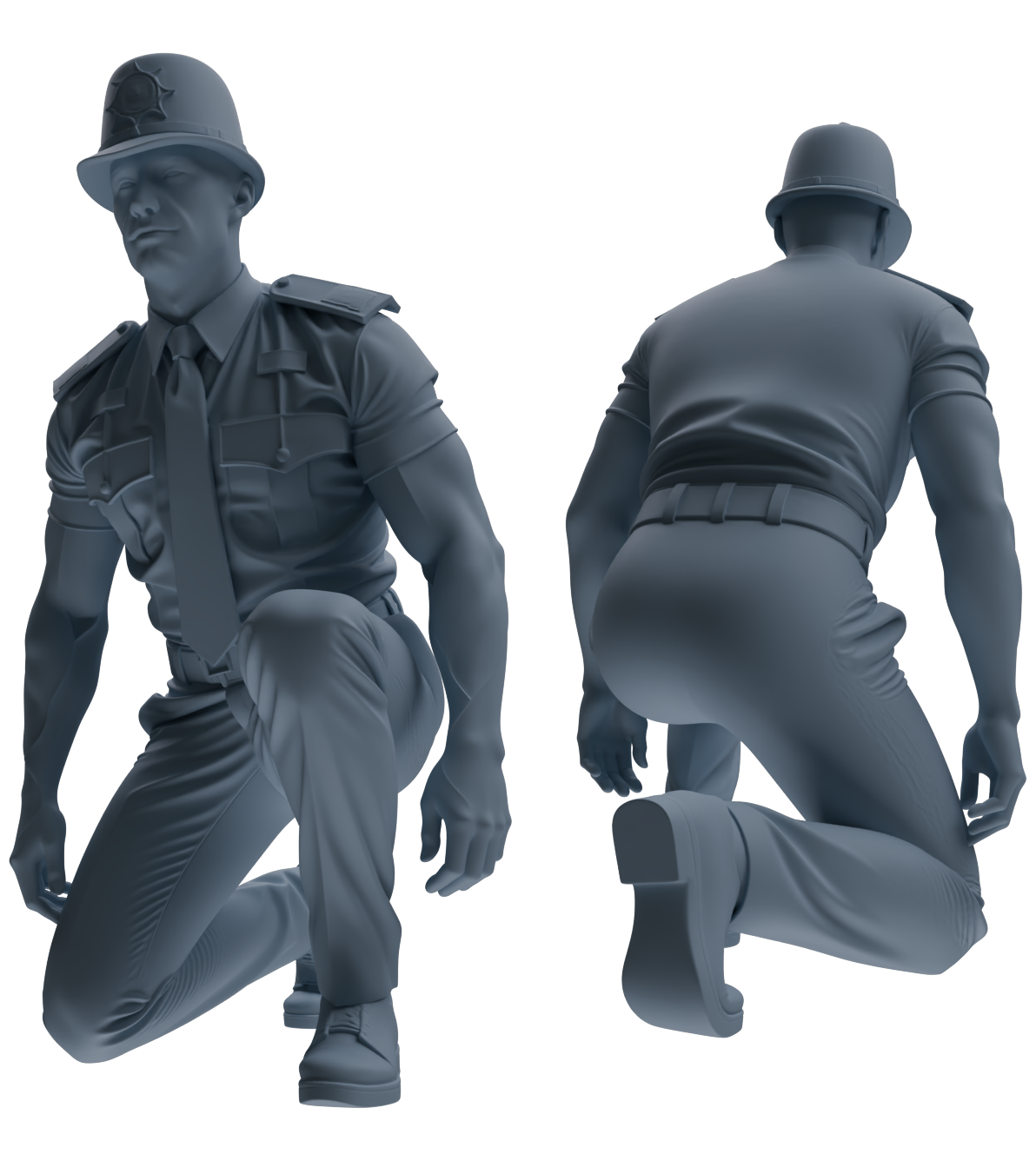 MRY-SFW LYGR806 Modern British Police Six-Person Punishment Group